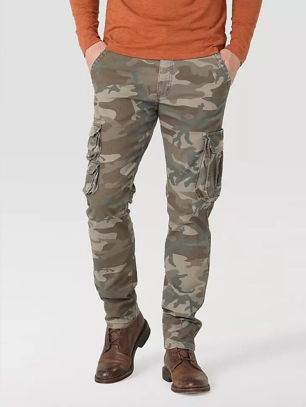 Wrangler Men's 5 Star Premuim Regular Tapered Cargo Pants